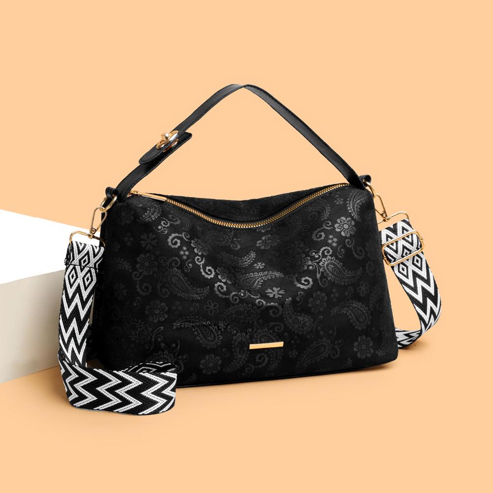 Small-scale Retro Single-shoulder Bag, Large-capacity Commuter Tote Bag, Fashionable Crossbody Bag