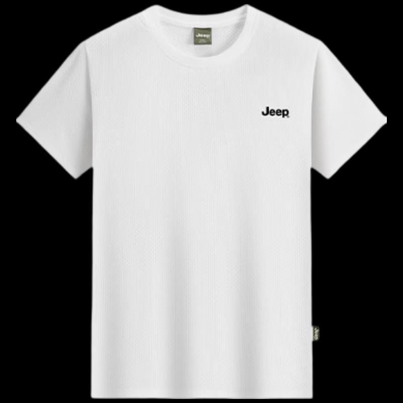 Jeep Men's Summer Round Neck Short Sleeve Top P85DMKT722
