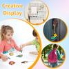 3D Art Puffy Paint Kit Foam Texture Painting Magic Puffy Foam Texture Painting Paper for Kids DIY Drawing Art Educational Craft