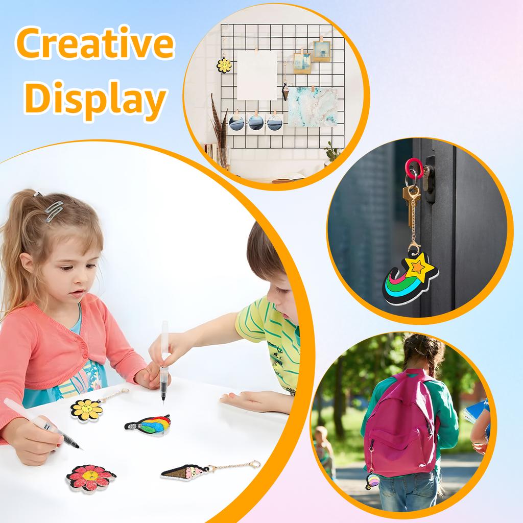 3D Art Puffy Paint Kit Foam Texture Painting Magic Puffy Foam Texture Painting Paper for Kids DIY Drawing Art Educational Craft