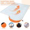 Saco de dormir portátil para camping 210*75cm Impermeável 4 Estações Quente Envelope Sacos de dormir para Backpacking para Viagens ao Ar Livre Caminhada