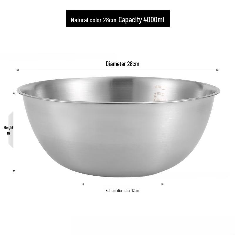 Ruhan Thickened 316L Stainless Steel Mixing Bowl