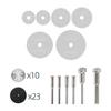 Yun Bei Ya Mini Mesh Circular Saw Blade Pack for Woodworking & Metal Cutting