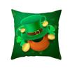 Happy Saint Patricks Day Pillow Case Irish Party Supplies Cushion Cover for Home Sofa Pillowcases St.Patricks Day Party Decor