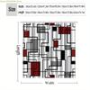 Jit1pc Geometric Pattern Printed Shower Curtain, High-End Elegant And Convenient Installation Bathroom Curtain, Suitable for H