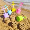 Kids Sandbox Play Toy Set Durable Shovel Castle Mold Kit Non-Toxic for Beach Outdoor Water Play Summer Birthday Gift for Children