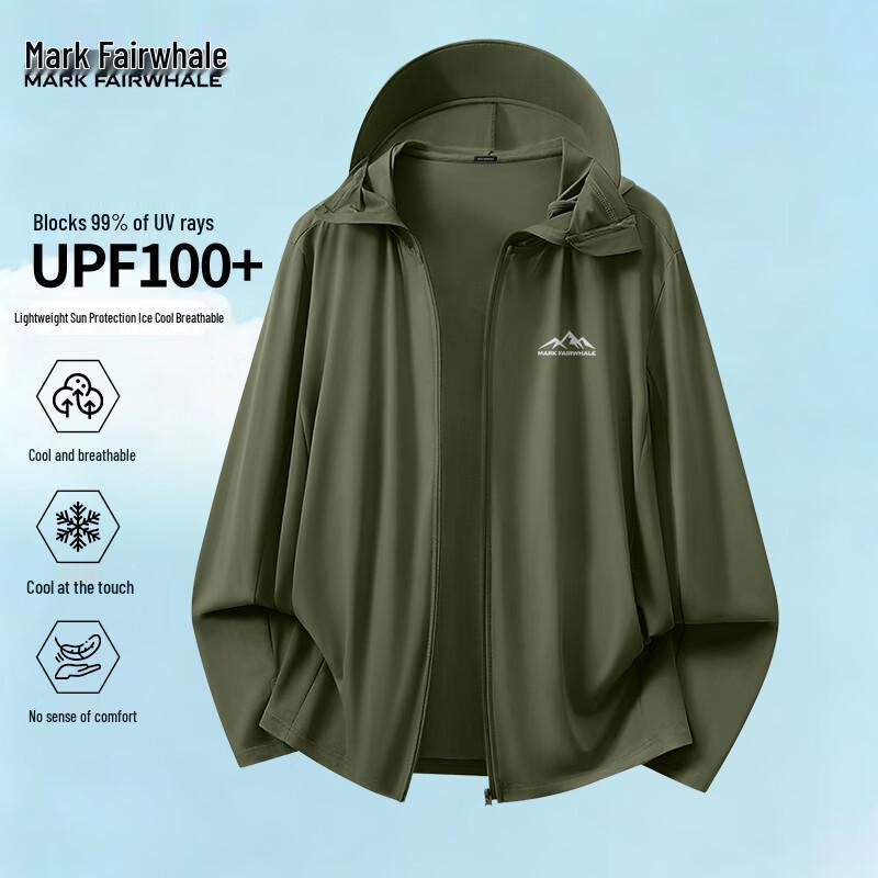 Mark Fairwhale Men s Ice Silk Hooded Sun Protection Jacket L