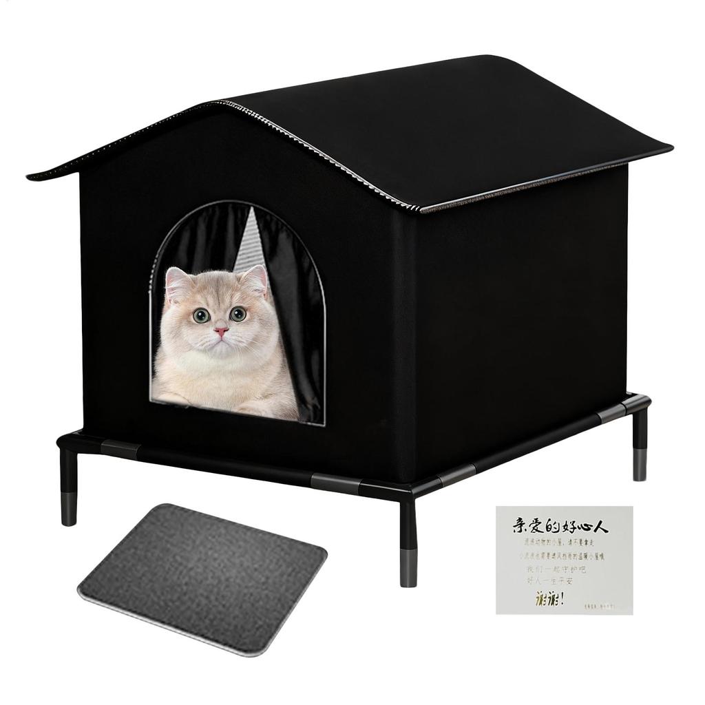Winter Warm Cat Nest Outdoor Cat House Waterproof Animal Insulated Shelter Stray Cat Nest Waterproof Large Space Cat Shelter