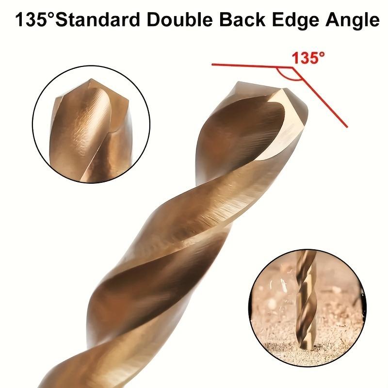 99Pcs High Speed Steel Metric Drill Bit Sets for Hardened Metal, Stainless Steel, Cast Iron, Wood and Plastic