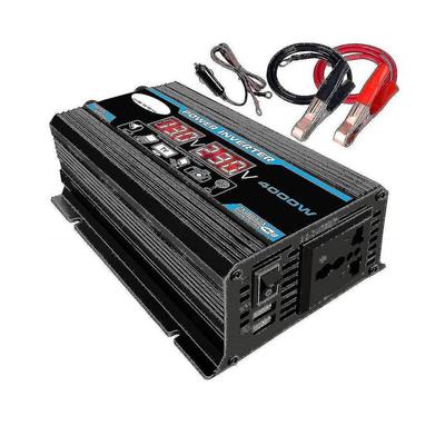 4000W Měnič 12V 220V Měnič s čistou sinusovkou Transformátor s čistou sinusovkou s dálkovým ovládáním &