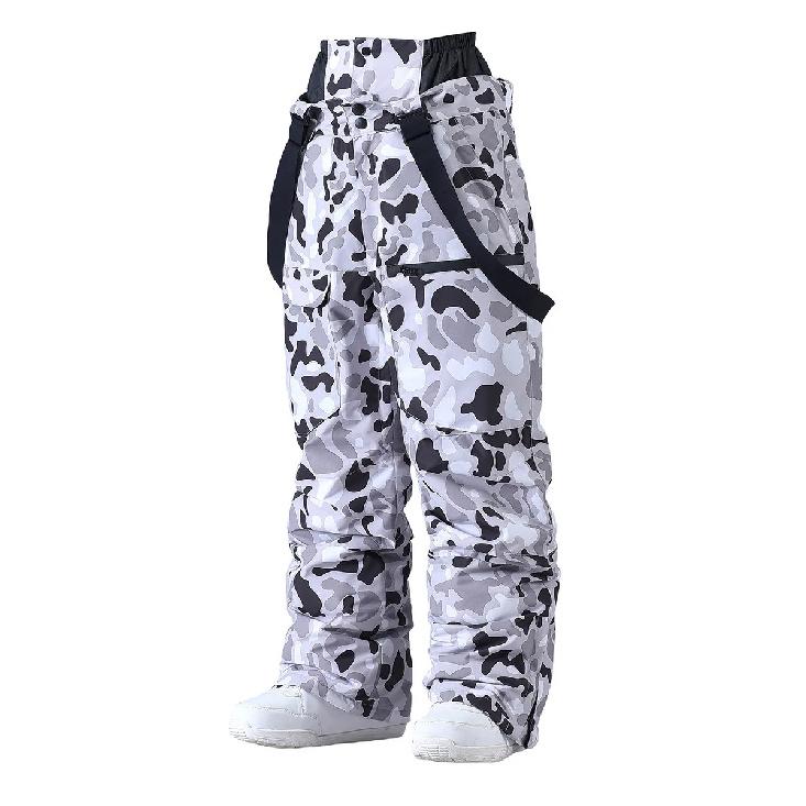 2025 New Baggy Warm Snow Pants Men Outdoor Sports Windproof Waterproof Breathable Adult Skiing Pant Loose Snowboarding Winter