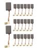 20x Motor Carbon Brushes Angle Grinder Carbon&Metal
