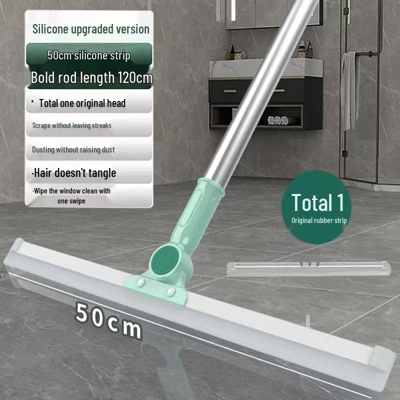 XL Silicone Magic Broom for Home, Bathroom, and Wood Floors – Ideal for Sweeping, Hair Removal, and Water Wiping