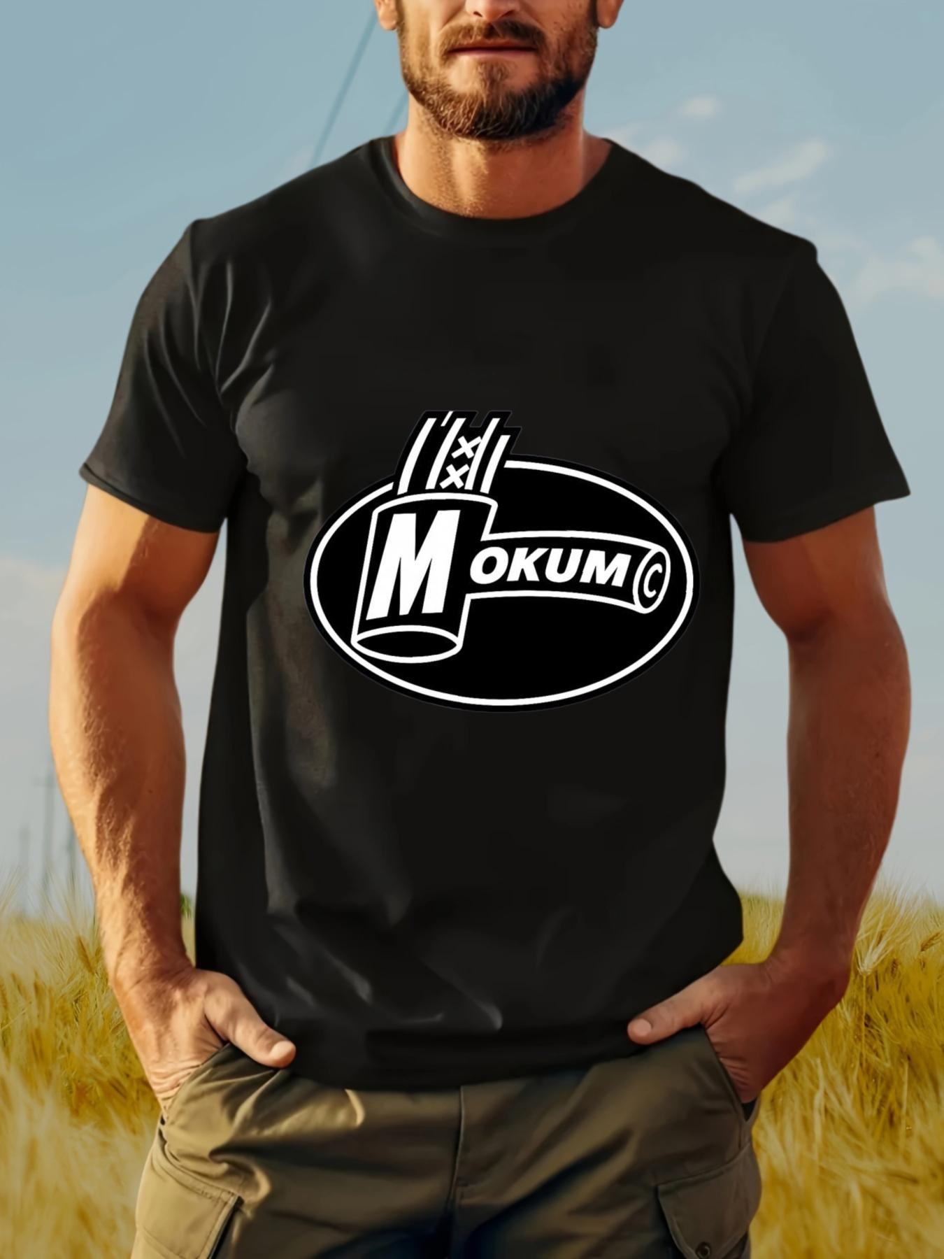Men S Graphic T-Shirt - Forest Green with Bold Mokum Typography M