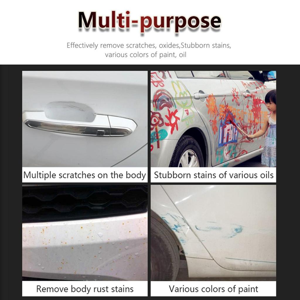 Nano Sparkle Cloth for Car Scratches, 2PCS Nano Car Scratch Remover Easy to Repair Light Scratches Swirls Paint Residues