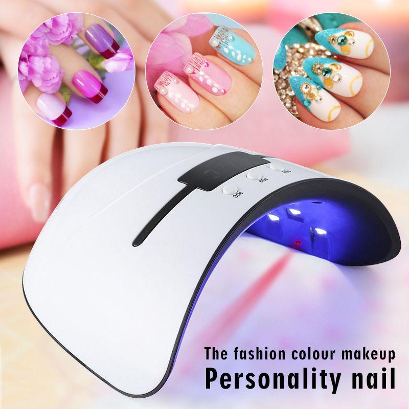 Luxurious 36w Nail Polish Dryer Uv Led Lamp With Advanced Timer For Perfect Manicure