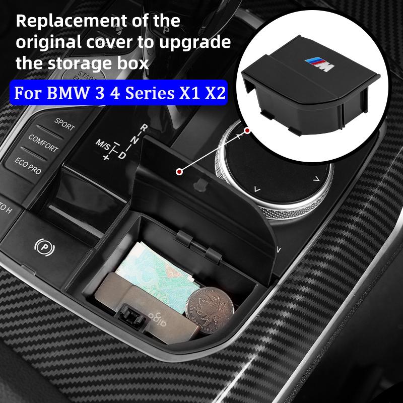 2025 Caldo Scatola Portaoggetti Console Centrale Anteriore per Auto Contenitore Organizzato Accessori Per BMW Serie 3 Serie 4 G20 G22 G26 G32 X1 X2 G