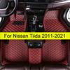 Car Floor Mats For Nissan Tiida Hatchback 2011 2012 2013 2014 2015 2016 2017 2018     Auto Foot Pads Interior