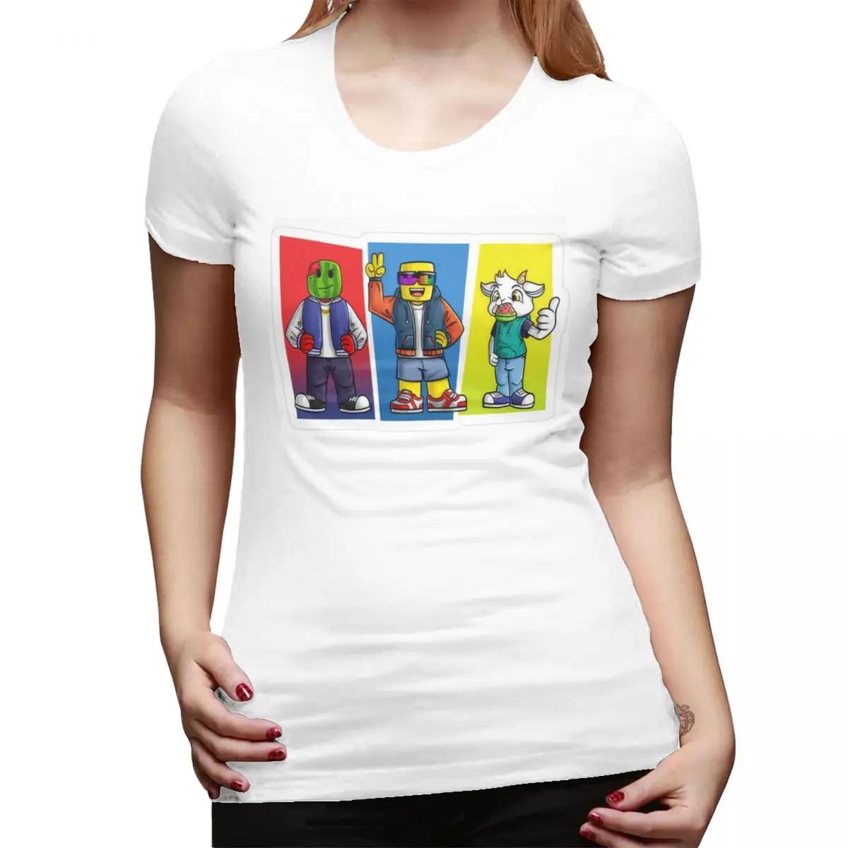 

Sunny And Melon TShirt for Women ONeck Streetwear T Shirts Womens Short Sleeve Summer Clothes Tops S