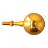 Inch Gold Anodized Aluminum Outdoor Flagpole Ball Topper Ornament