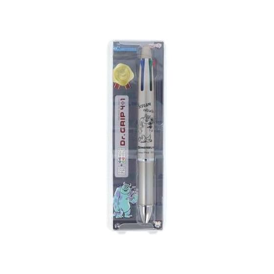 Sun-Star Stationery Disney Dr. Grip 4+1 Multi-Color Ballpoint Pen & Mechanical Pencil, Monsters, Inc. (HB 0.5mm)