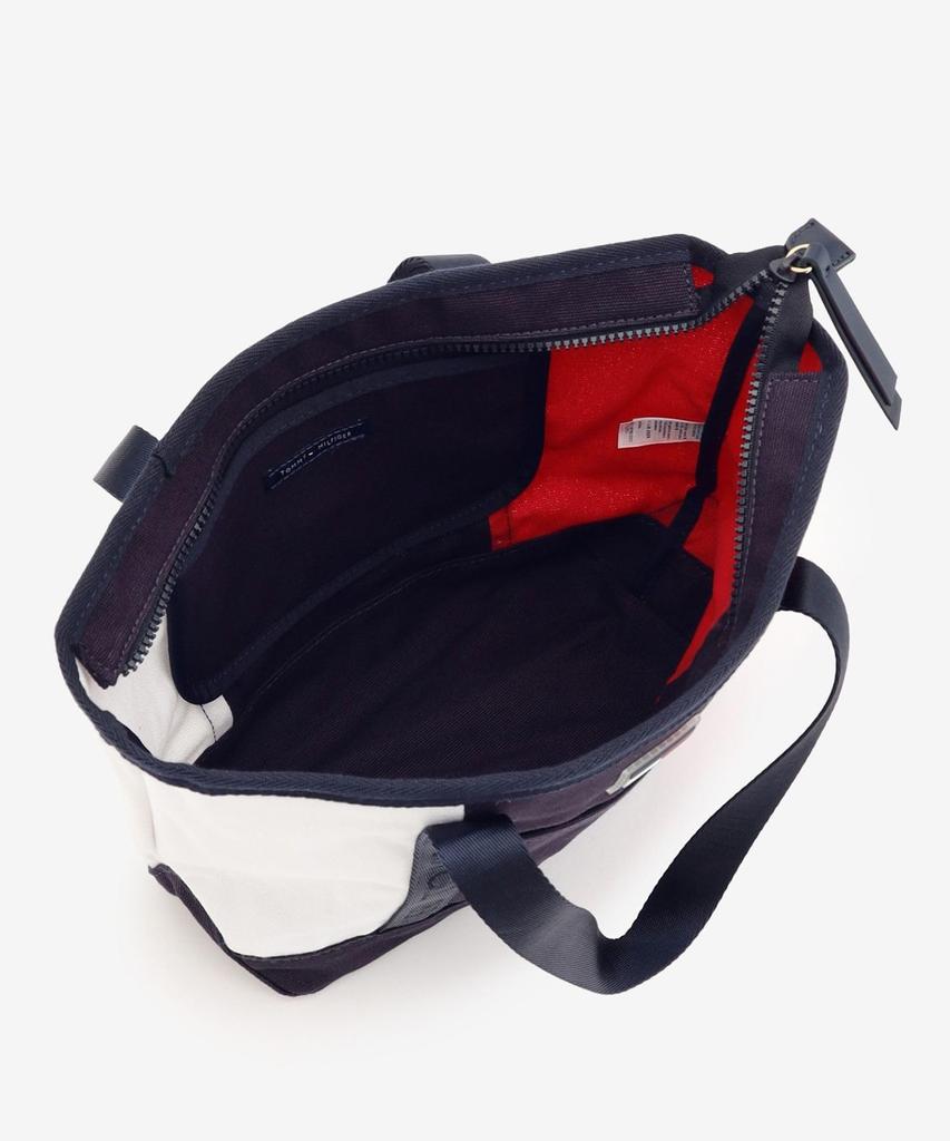 Tommy Hilfiger [Online Exclusive] Small Canvas Tote Bag 69J2863 NS Navy