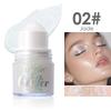 Speziell für Körperbälle, Hochglanz-Gel, Pailletten, feiner Glitzer und langanhaltend ohne Make-up, lila Lidschatten.