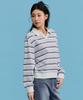 CHASECULT Women'S Striped Open Collar T-Shirt-Farg5166B0A