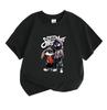 Kids Boys Girls Crew Neck Short Sleeve 100% Cotton T-Shirt Cool Cartoon Street Hip Hop Rabbit Masked Character Graphic Casual Soft Comfortable Tee Top