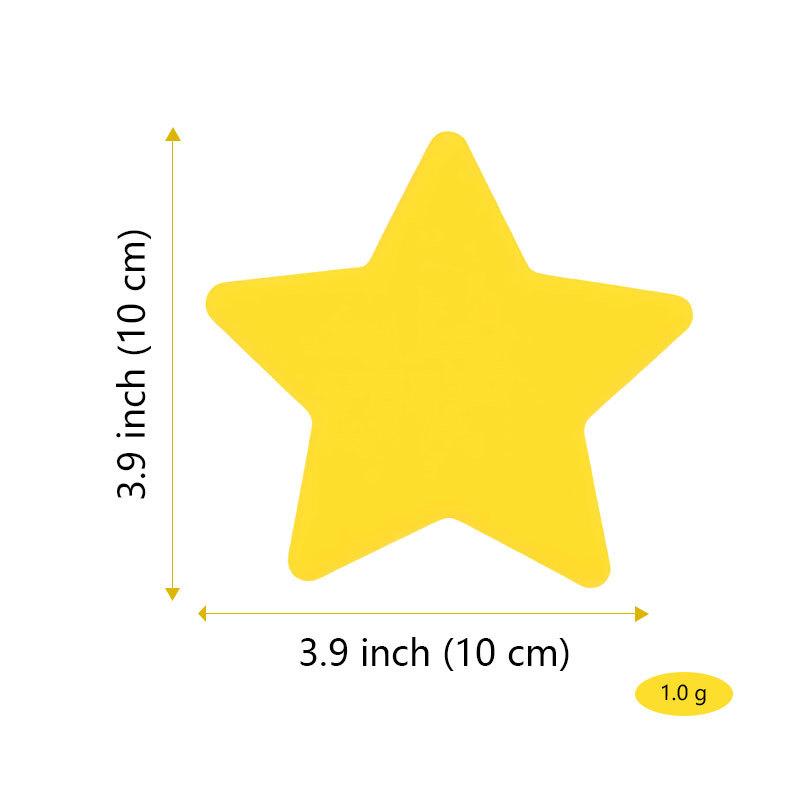 

200Pcs Yellow Double-Sided Paper Star Cutouts Star Shape DIY Craft Decor for Kids School Classroom Party Decoration 200pcs