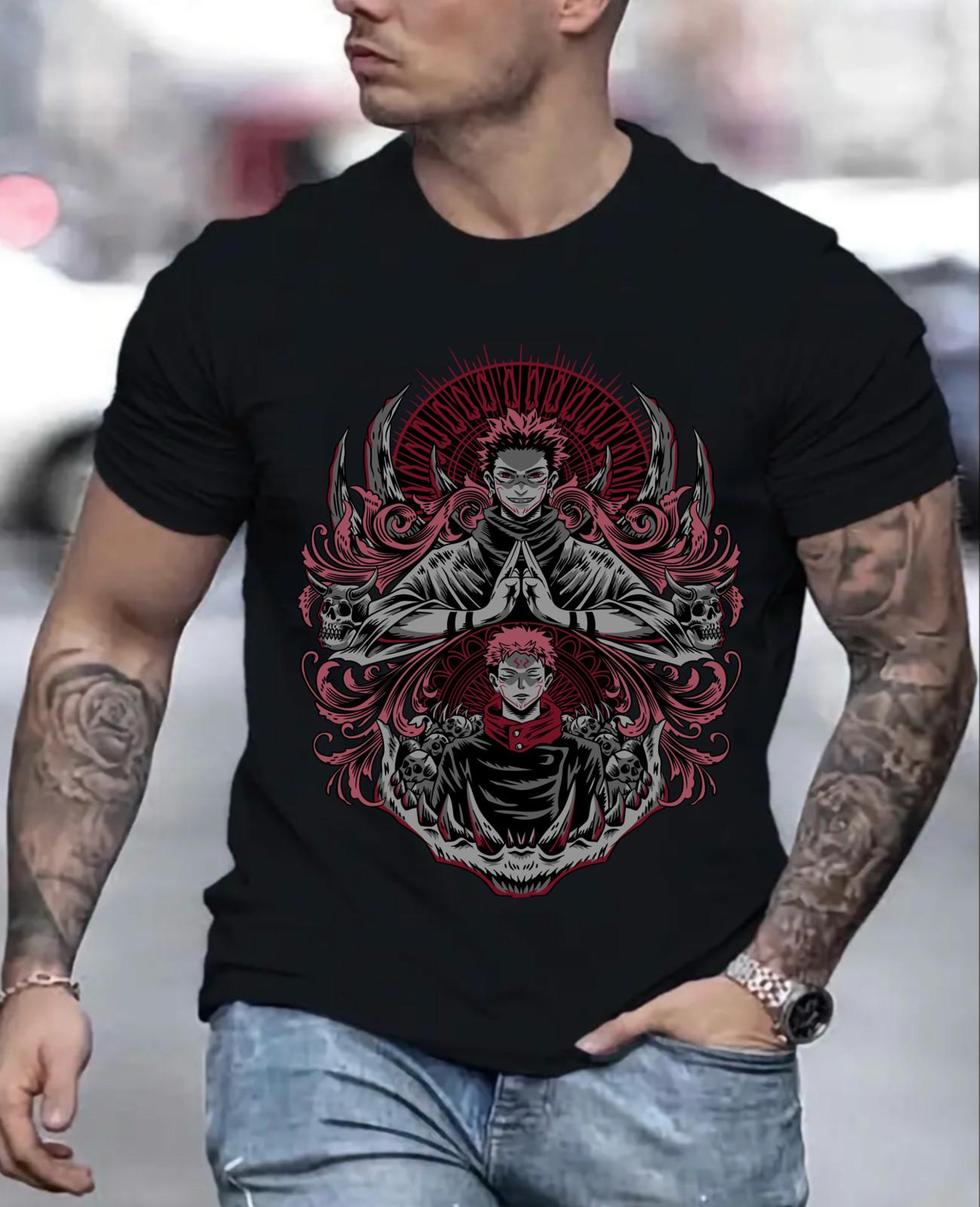 

Jujutsu Kaisen T-Shirt Mens Womens Tees Top Geto Suguru Gojo Girl Anime Gift Black T-Shirt Mens Womens Tees Top All Size 4XL