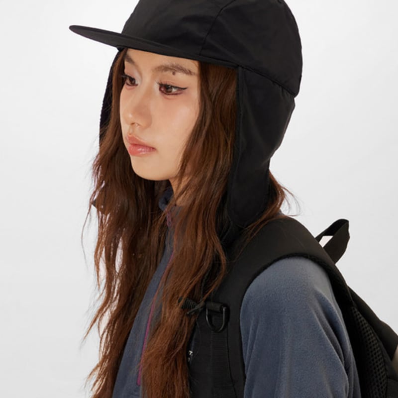 LOOKING4U The Cap Outdoor Trooper Waterproof Earmuff Cap Black