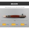 Professional Bolt Action Ballpoint Pen - 1PC Durable Metal Wood Pen, Travel Office School Wedding Favors Gift