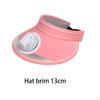 Fans Hat In Fan Casual Outdoor Caps Large Brim Visors with Cooling for