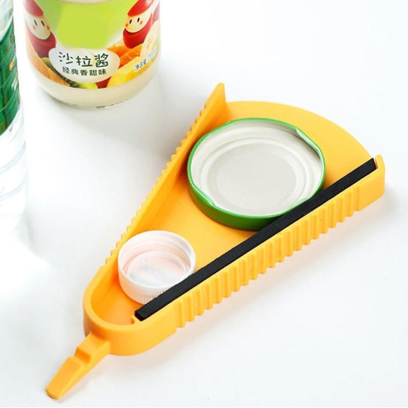 Ergonomic Handheld Bottle Opener For Seniors Multifunctional Can Opener for Jars Cans Sodas Kitchen Accessory