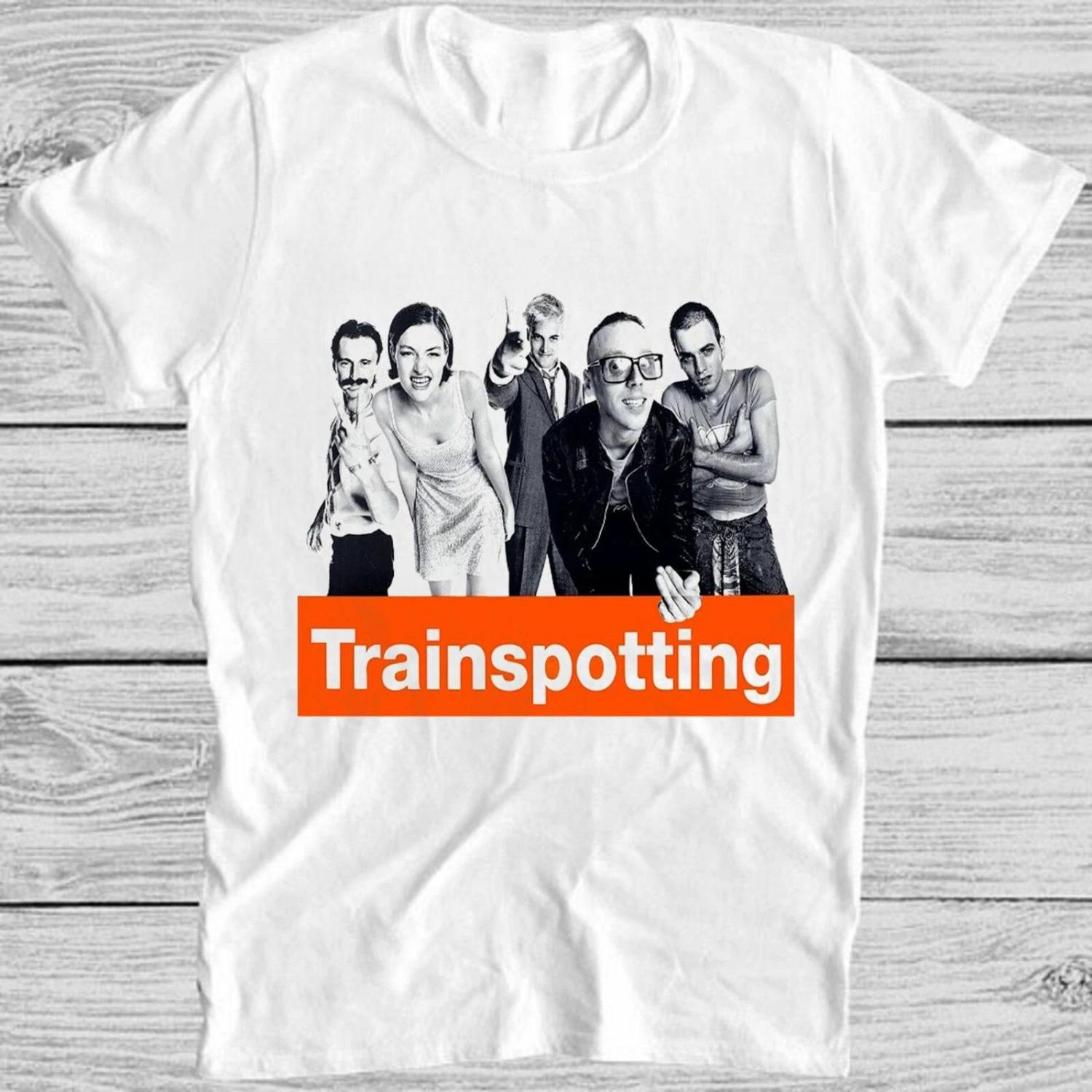 

Summer Hot Selling Trainspotting Film Cult 90s Movie Retro Meme Cool Gift Tee T Shirt M1133 Mens Round Neck Tshirt XXXXXL чорний