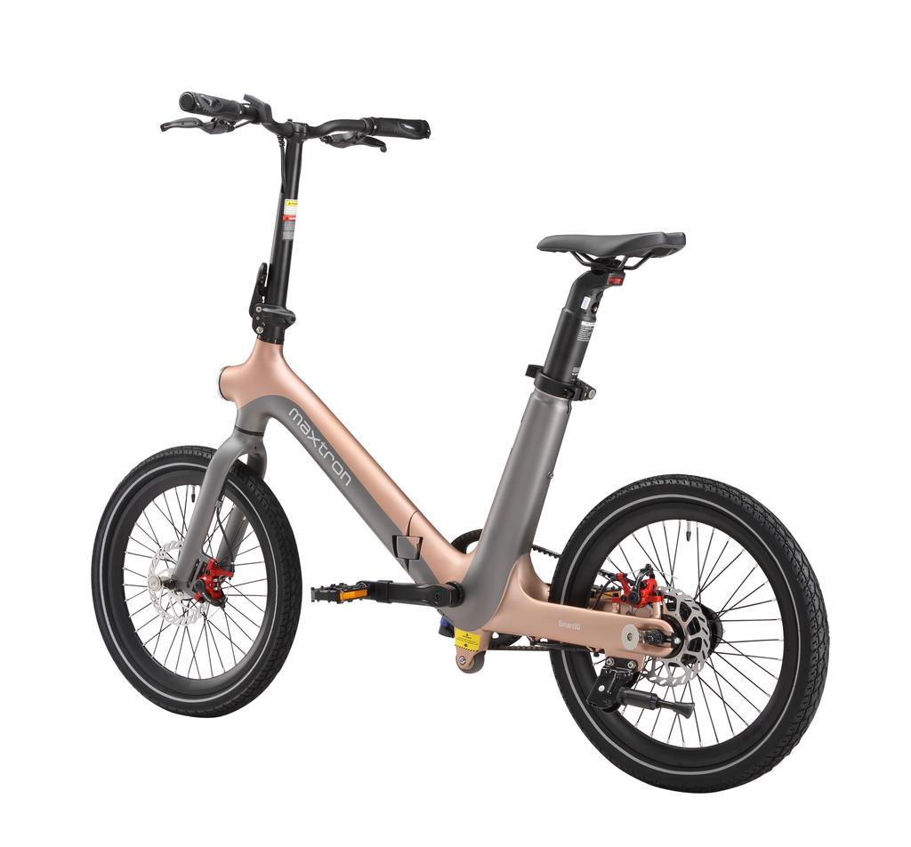 MAXTRON Smart-30 20" Składany Rower Elektryczny ze Wspomaganiem, Bateria 36V 9.6Ah, Moc 250W, z maksymalnym zasięgiem do 50 km.