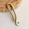 Versatile Key Organizers Clip Crafted of Solid Brass U Shape Designs Accessory for Secure Attachment On Clothing