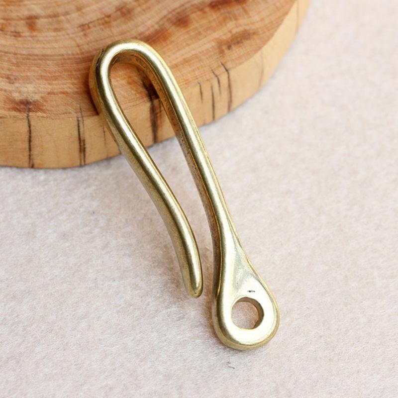 Versatile Key Organizers Clip Crafted of Solid Brass U Shape Designs Accessory for Secure Attachment On Clothing