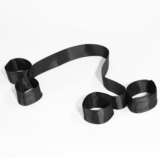 Begrensningsbelte Sterk liming Kreativ nylon Bondage Gear Begrensninger Håndjern for kvinner