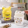 Cute Bear-Shaped Desktop Trash Bin for Office or Home Use
