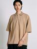 JEMUT Loose Fit Polo Shirt Beige Jkst2066