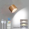 Rechargeable LED Wall Light with Timer - Eye-Protective Lamp for Living Room, Staircase, or Bedroom