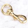 Quality Brass Swivel Trigger Hook High Strength Pet Pet Leash Rope Clip Golden Yellow
