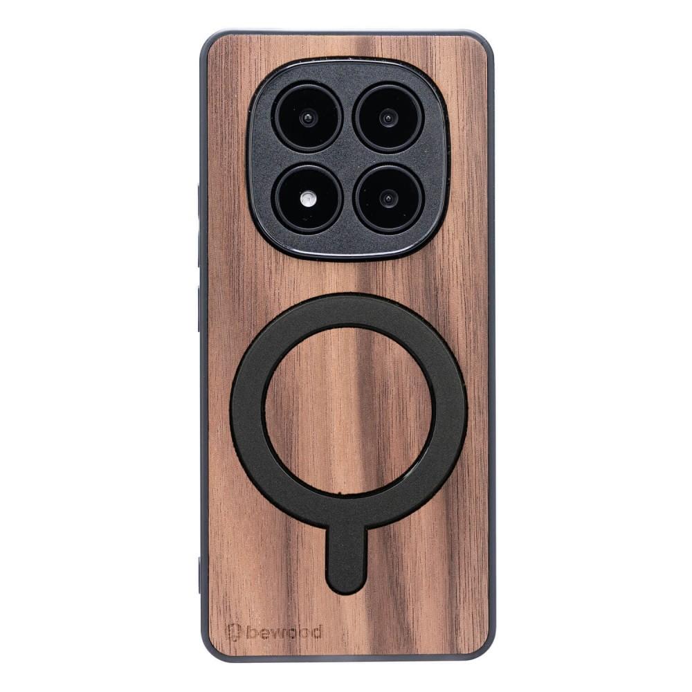 Bewood Wooden Case for Xiaomi Redmi Note 14 Pro 5G American Walnut with MagSafe