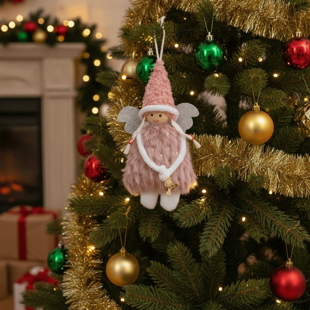 Elegant Christmas Hanging Girl Doll Creative Christmas Girl Dolls Ornaments  Home Decor