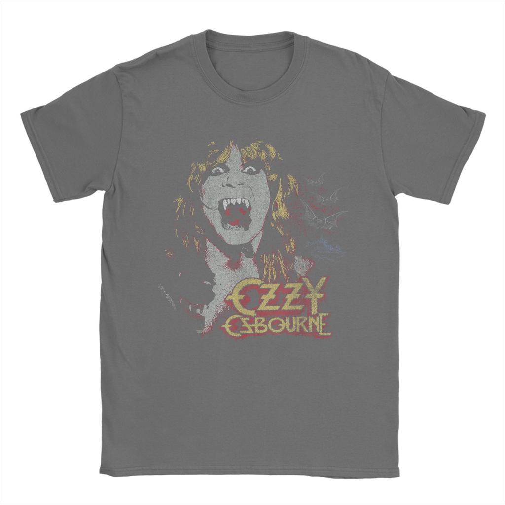 Herren T-Shirt Vintage Speak Of The Devil Heavy Metal Rock Ozzy Osbourne T-Shirts Harajuku Beach T-Shirt Y2K Fun Tops Geschenk