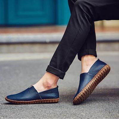 Größe 50 Weiches Leder Flache Schuhe Atmungsaktiv Herren Freizeit Loafers Männlich Bequeme Fahrschuhe Zapatos Para Hombre Mocasines De Hombre