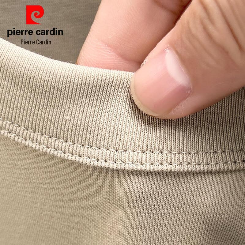 Pierre Cardin Men's Cooling Embroidered Round Neck Short Sleeve T-Shirt