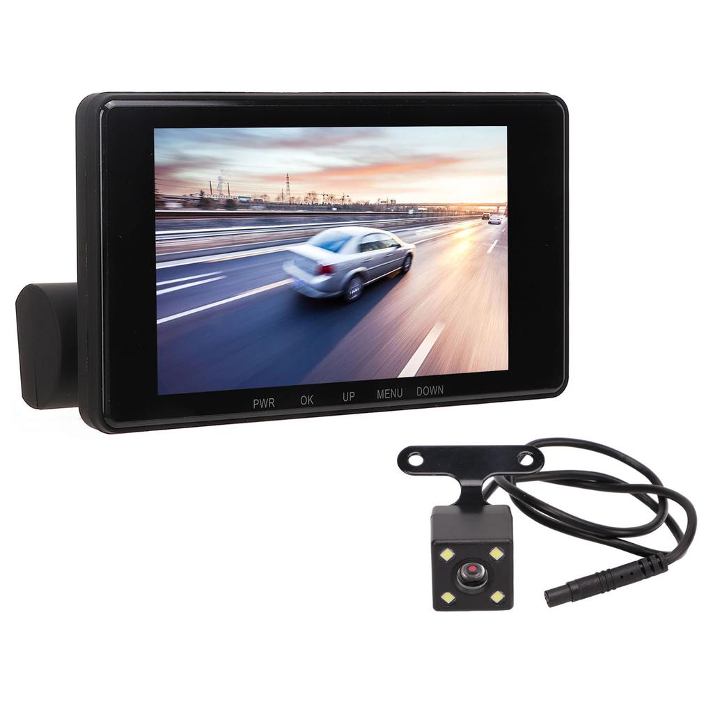 Car Dash Camera DVR 3 Camera Night Vision 4in Display Screen Car Recorder Driving Video Recorder